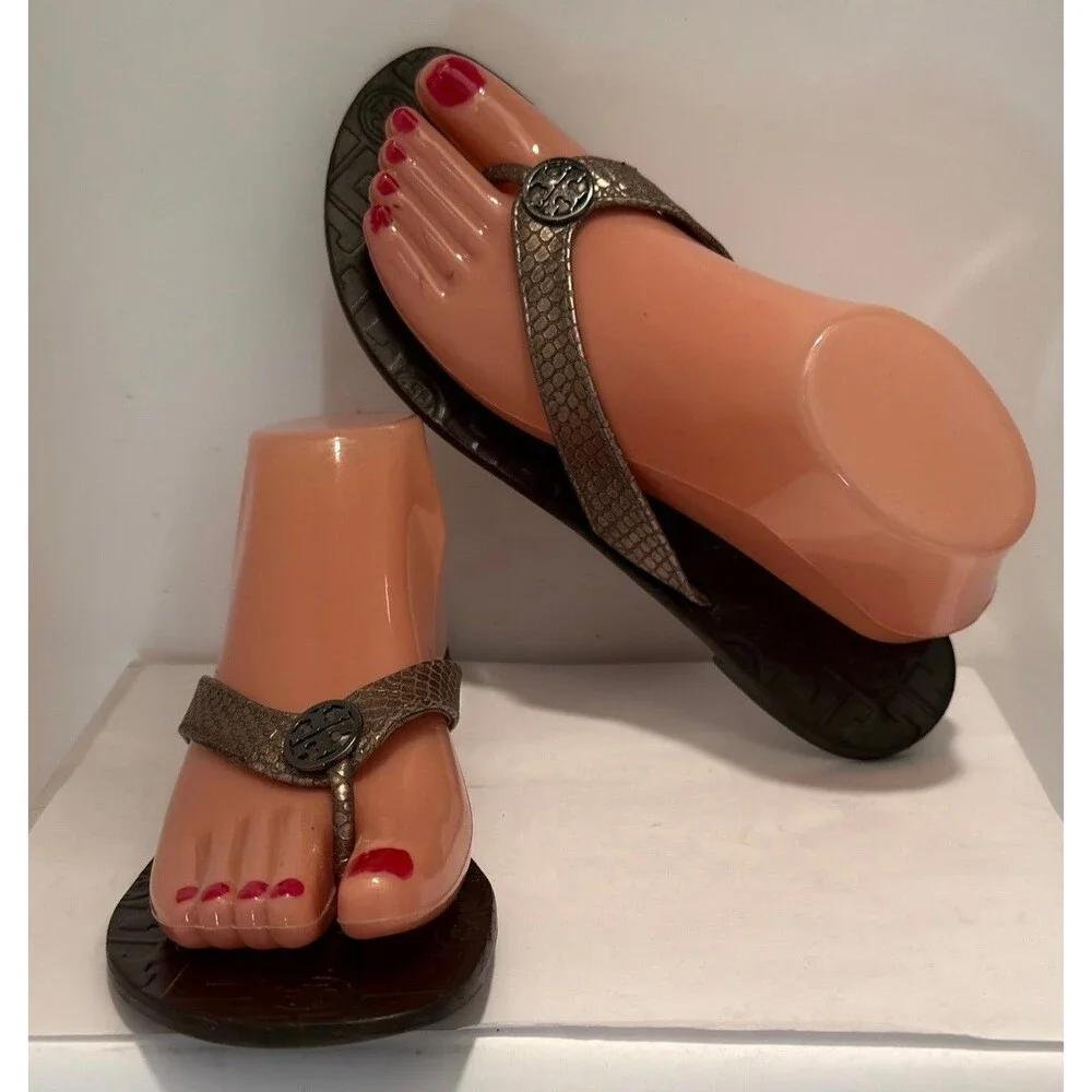 Tory Burch Flip Flops Sandals Women's Size 8